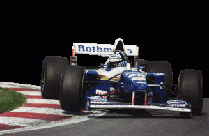Damon Hill in a 1995 Formula 1 Williams FW17 - Williams Martini Racing