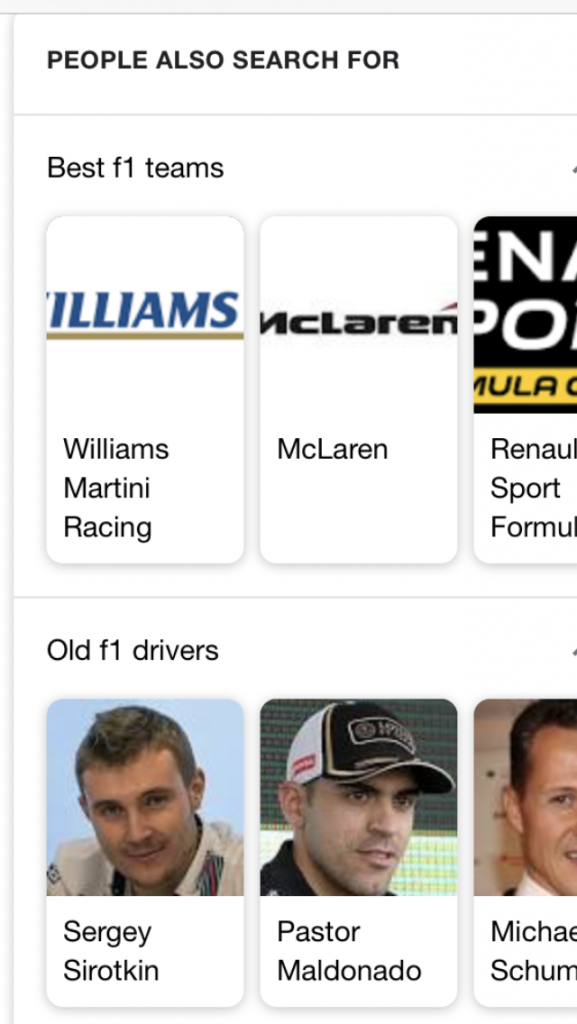 Old F1 drivers - Williams Sirotkin