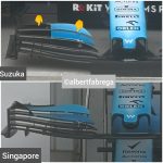 Williams experimental new front wing