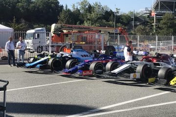 Williams cars in parc ferme - Spanish Grand Prix 2019