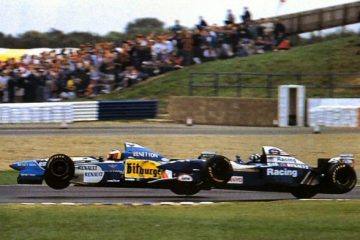 1995 British Grand Prix - Hill and Schumacher