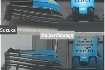 Williams experimental new front wing