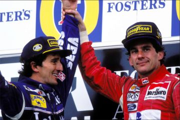 Senna and Prost - Adelaide 1993