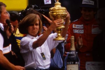 Ginny Williams British Grand Prix trophy