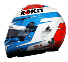 Nicholas Latifi Williams Helmet
