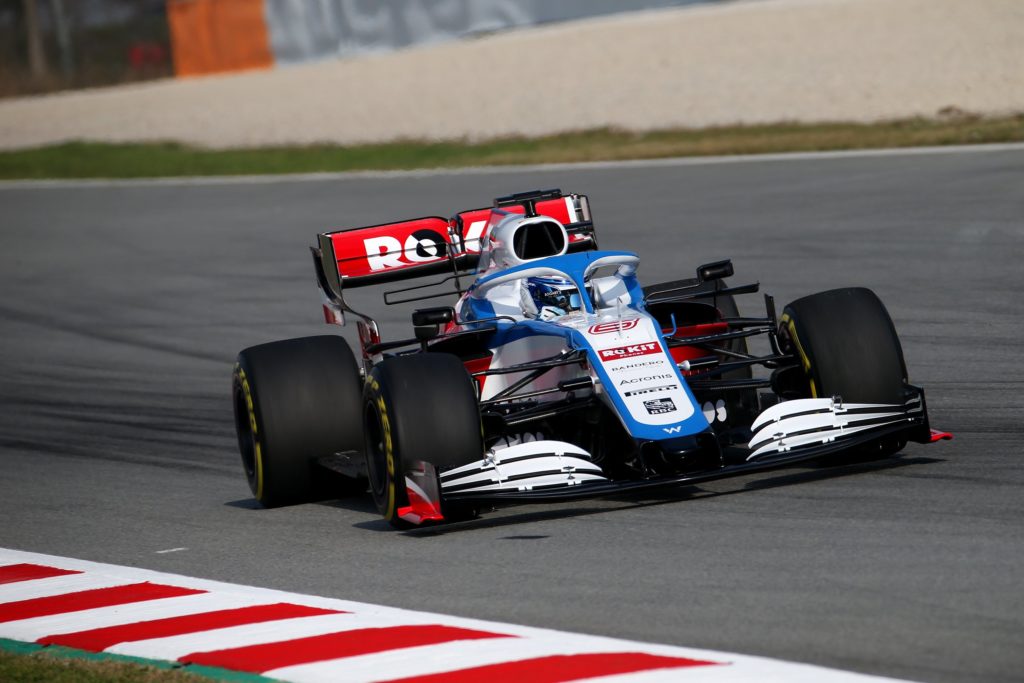 Latifi Williams FW43 - Barcelona Test